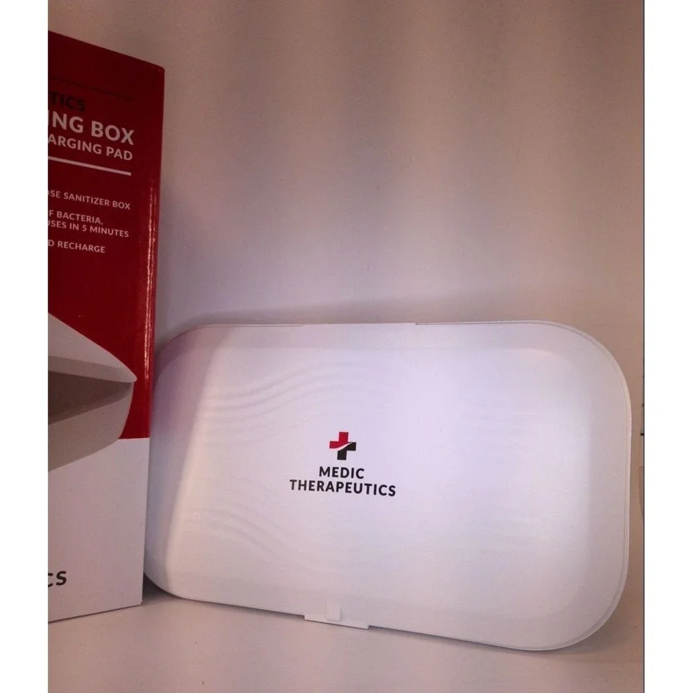 MEDIC THERAPEUTICS Sterilizing Box Adult One Size White New UVC LED Wireless